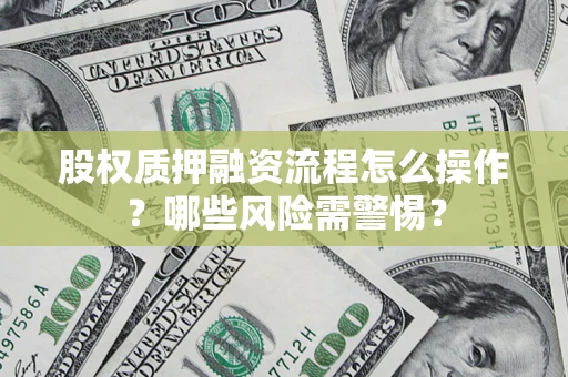 武汉股权质押融资流程怎么操作？哪些风险需警惕？