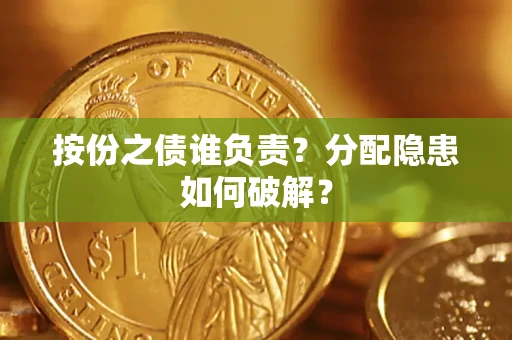 武汉按份之债谁负责？分配隐患如何破解？
