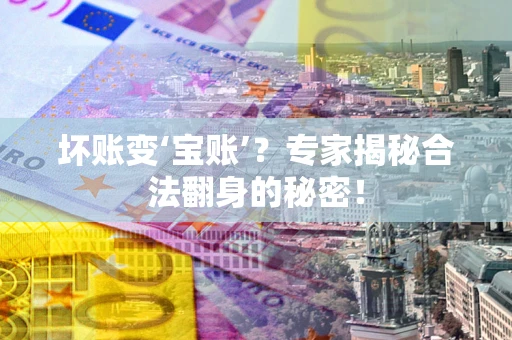 武汉坏账变‘宝账’？专家揭秘合法翻身的秘密！