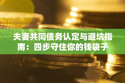 武汉夫妻共同债务认定与避坑指南：四步守住你的钱袋子