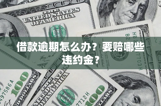 武汉借款逾期怎么办？要赔哪些违约金？