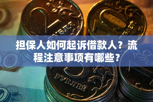 武汉担保人如何起诉借款人？流程注意事项有哪些？